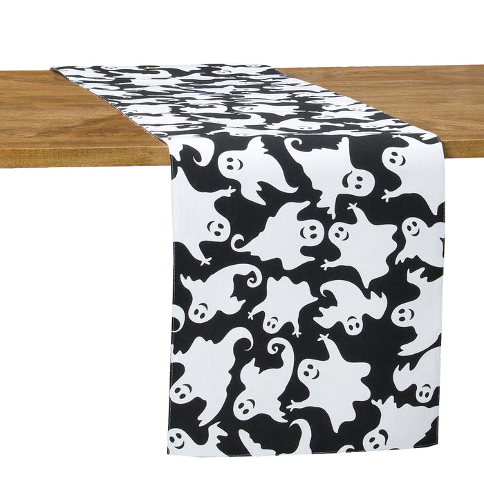 Hey Boo Table Linens table linens displayed as a coordinated tabletop setting.
