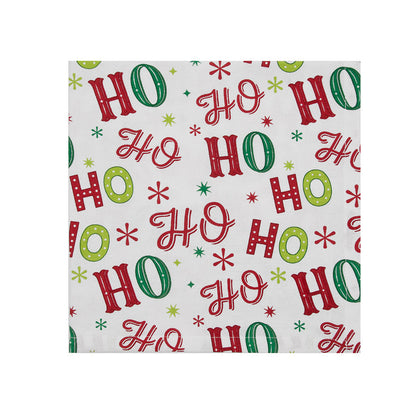 Ho Ho Ho Table Linens table linens displayed as a coordinated tabletop setting.