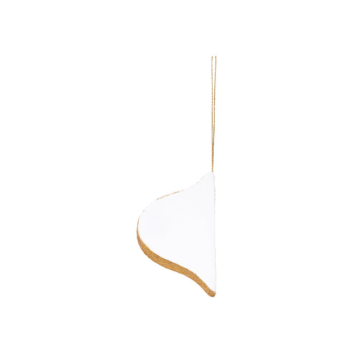 A Honeycomb Paper White Ornament.