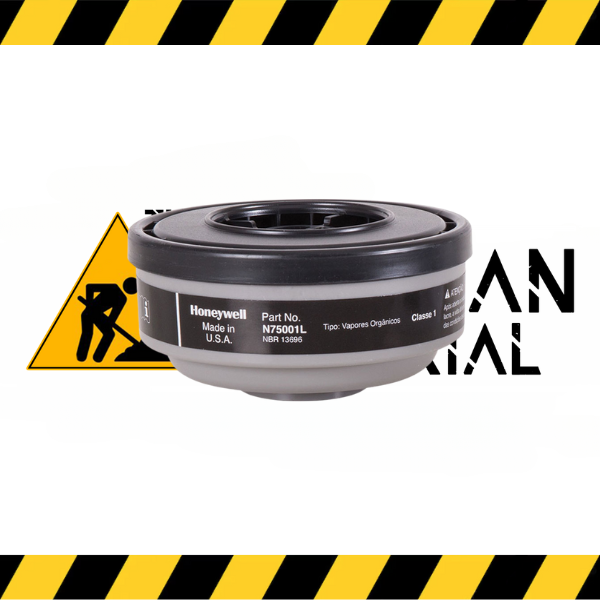 Honeywell P100 respirator cartridge for organic vapor protection.