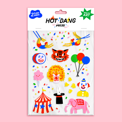 Hot Dang Press - Circus Circus Sheet Set