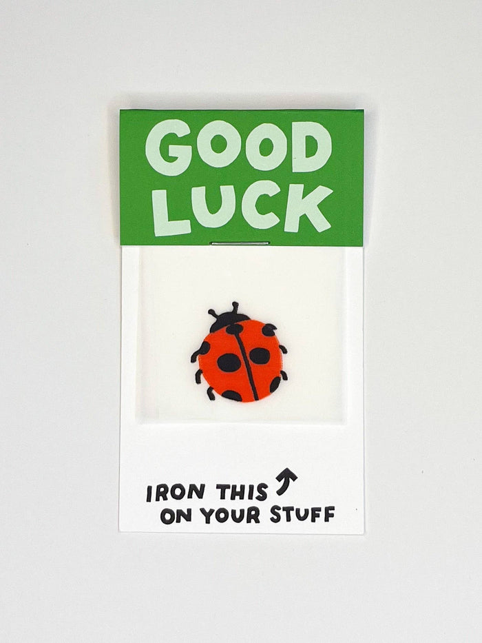 Hot Dang Press - Good Luck Ladybug L'il Something Iron-On Card