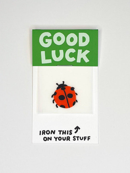 Hot Dang Press - Good Luck Ladybug L'il Something Iron-On Card