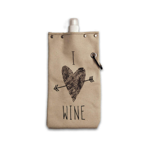 I Heart Wine Wine Canteen 25oz