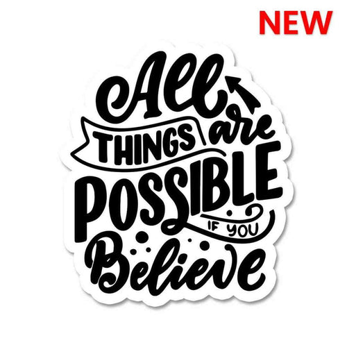 IF YOU BELIEVE Sticker - Stickers | STICK IT UP