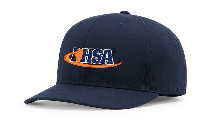 Illinois (IHSA) Richardson 743 Navy 6-Stitch Performance Ignite LT Umpire Hat