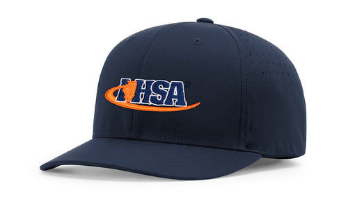 Illinois (IHSA) Richardson 743 Navy 6-Stitch Performance Ignite LT Umpire Hat