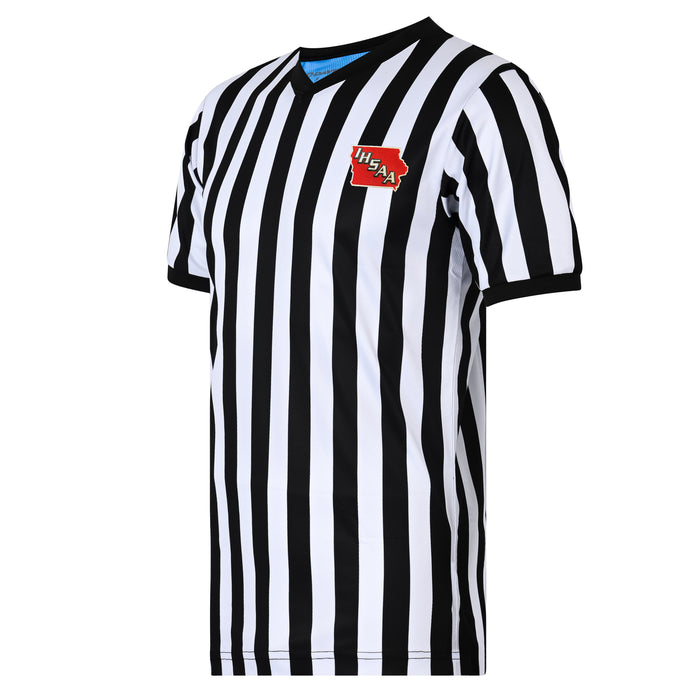 Iowa (IHSAA) Davis BFX 1" Stripe Referee Shirt