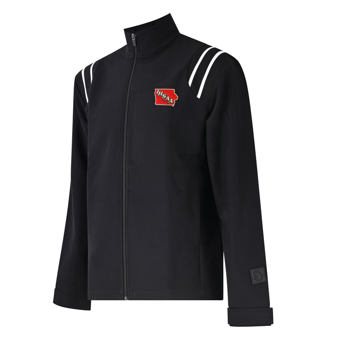 Iowa (IHSAA) Davis BFX Soft Shell Black/White Traditional Jacket