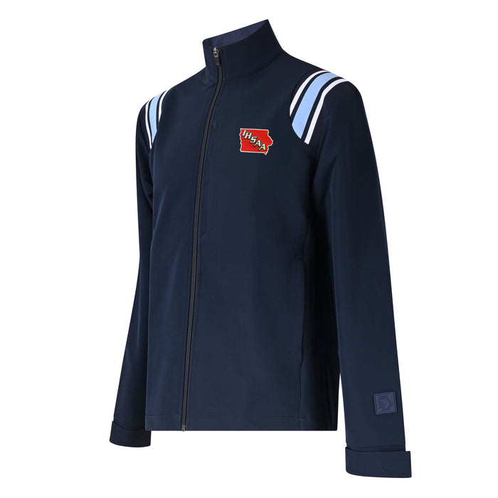Iowa (IHSAA) Davis BFX Soft Shell Navy/Powder Blue Traditional Jacket