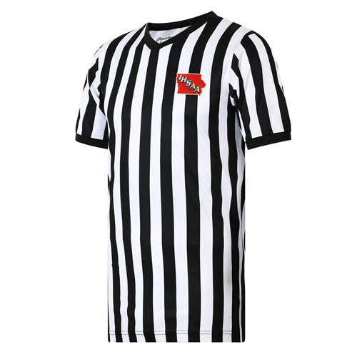 Iowa (IHSAA) Davis Core 1" Stripe Referee Shirt