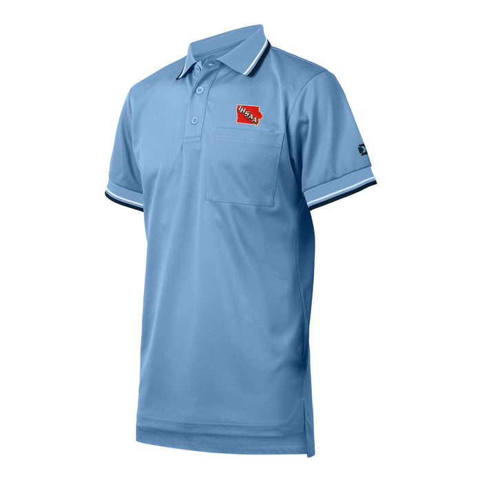 Iowa (IHSAA) Davis Core Traditional Powder Blue Umpire Shirt