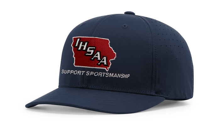 Iowa (IHSAA) Richardson 743 Navy 6-Stitch Performance Ignite LT Umpire Hat