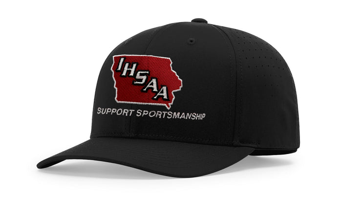 Iowa (IHSAA) Richardson 753 Black 8-Stitch Performance Ignite LT Umpire Hat
