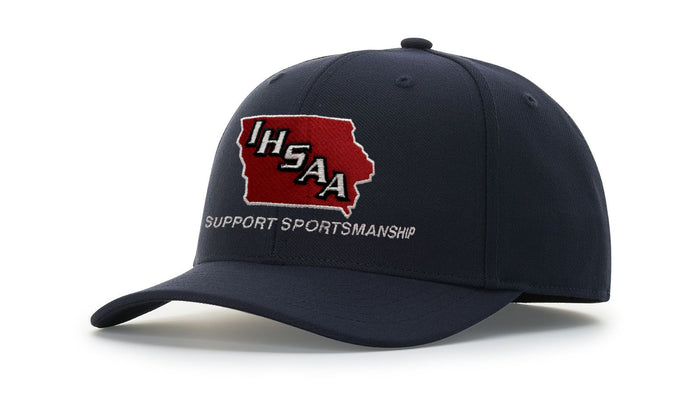 Iowa (IHSAA) Richardson Navy 6-Stitch Base Umpire Hat