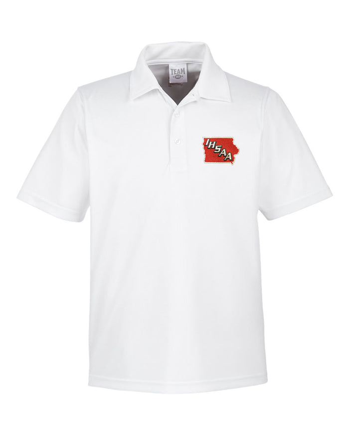 Iowa (IHSAA) White Moisture Wicking Referee Shirt