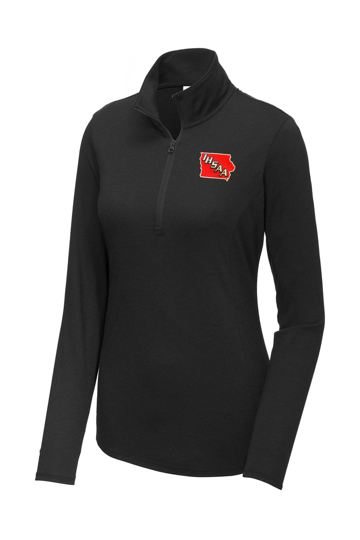 Iowa (IHSAA) Women's Tri-Blend Quarter Zip Referee Pullover
