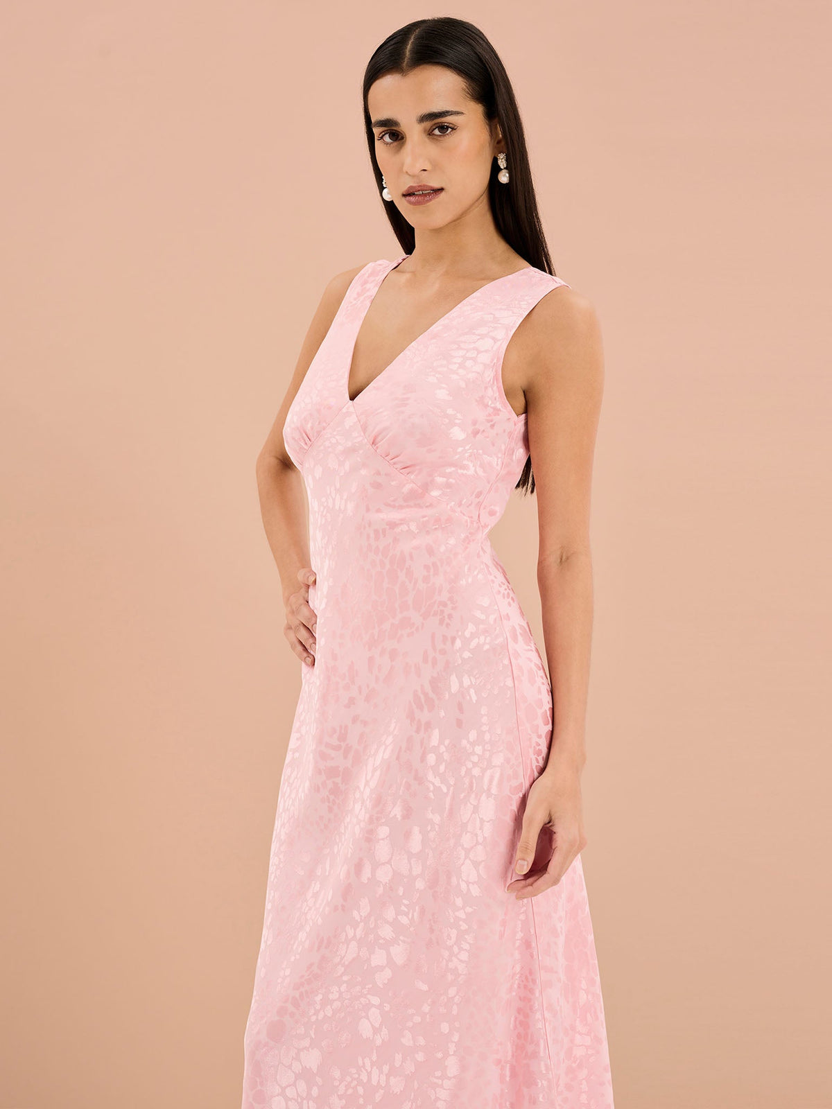 Iris Maxi Dress in Pink