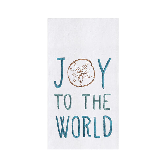 A Joy To The World Flour Sack Kitchen Towel.
