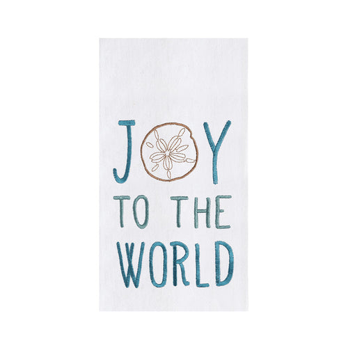 A Joy To The World Flour Sack Kitchen Towel.