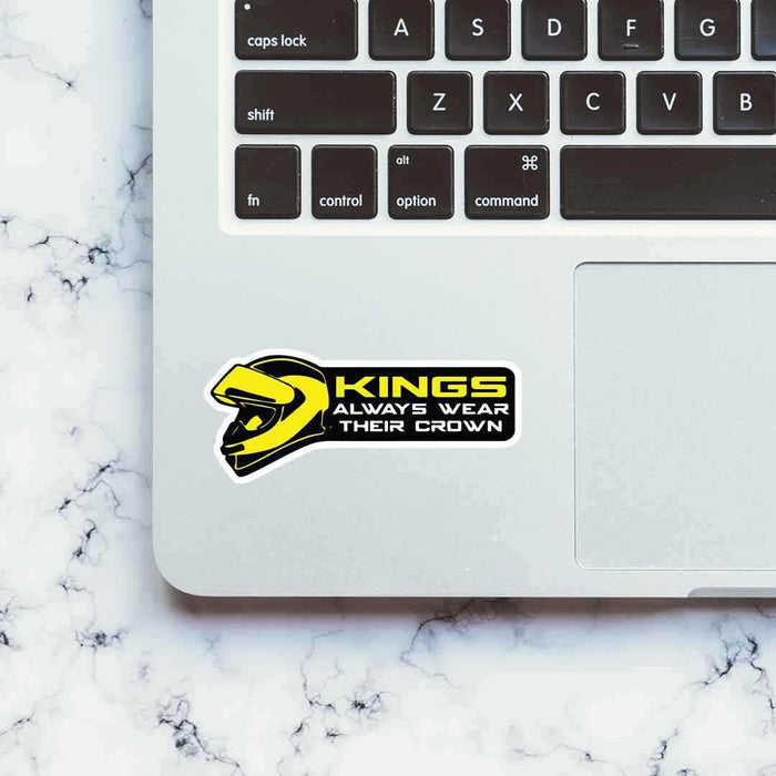 Kings Always Wear Their Crown Sticker - Stickers | STICK IT UP