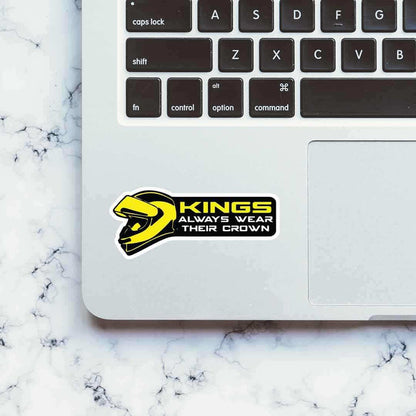 Kings Always Wear Their Crown Sticker - Stickers | STICK IT UP