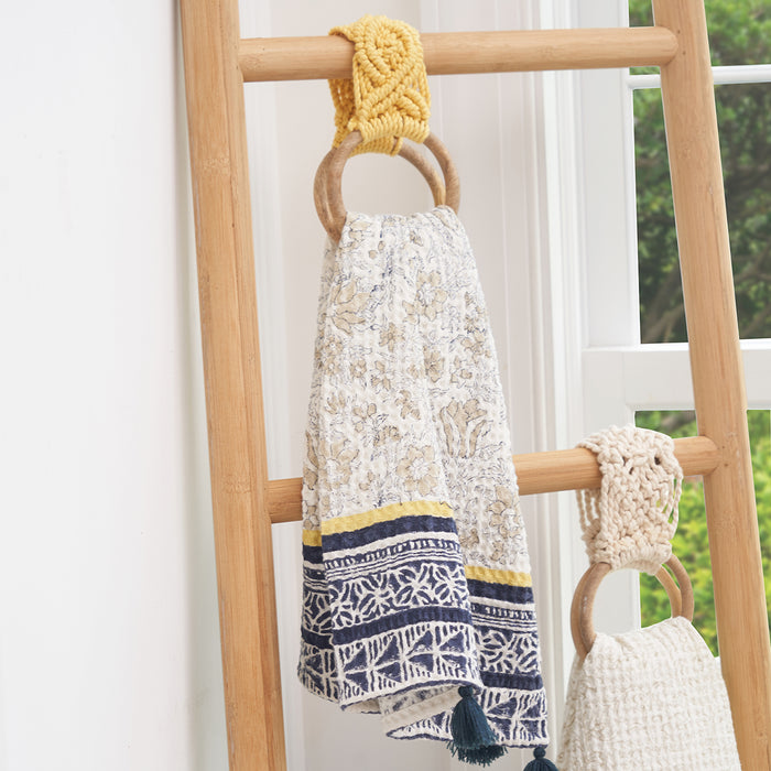A kitchen towel holder.