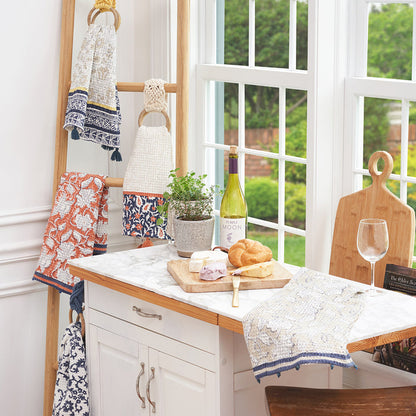 A kitchen towel holder.