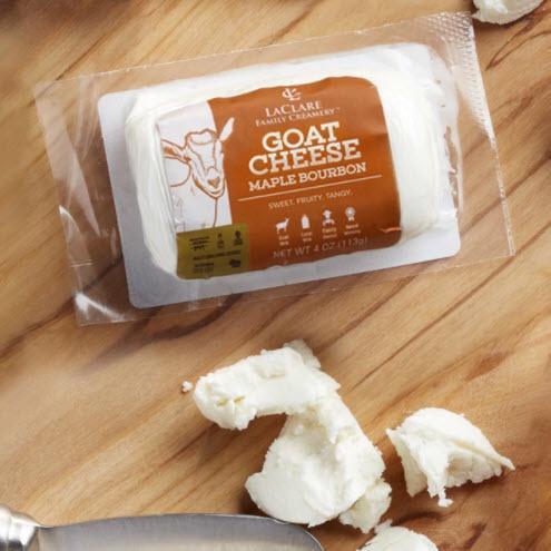 LaClare Maple Bourbon Goat Cheese 4oz