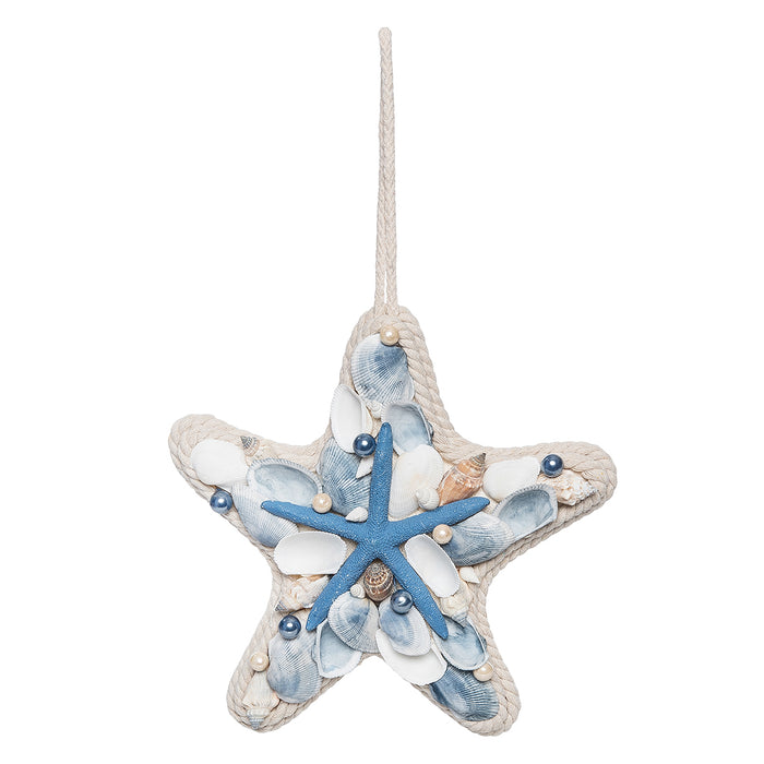 A Large Coastal Blues Star Ornament.
