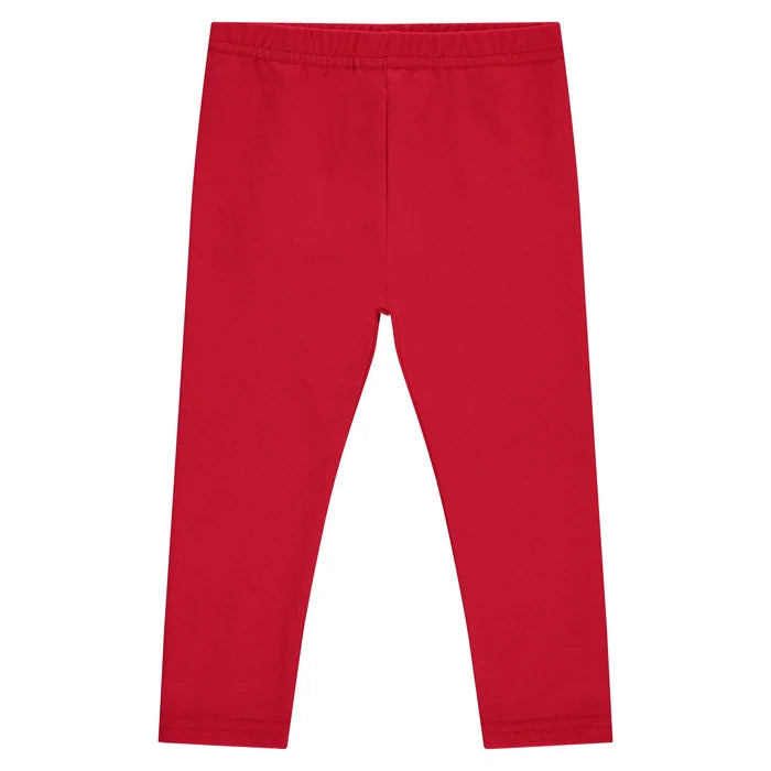 leggings cotton long - red