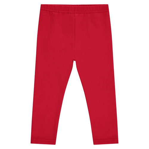 leggings cotton long - red