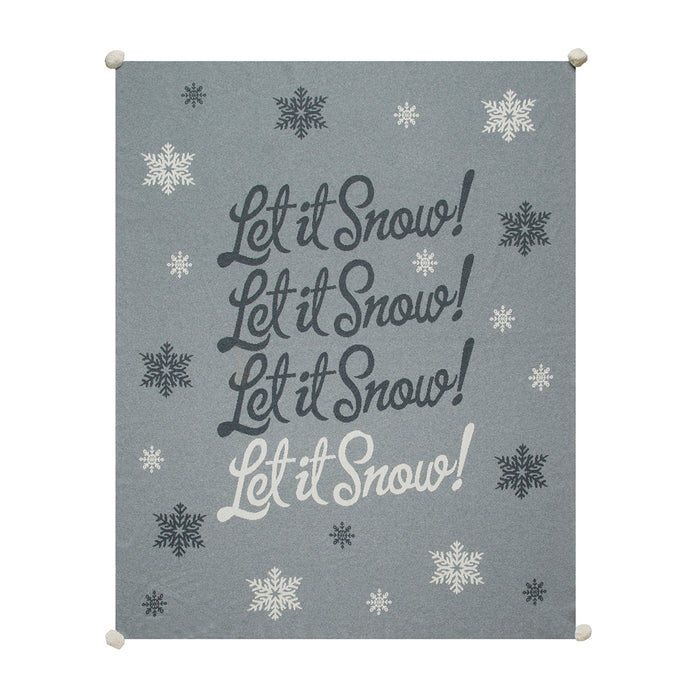 A Let It Snow Throw.