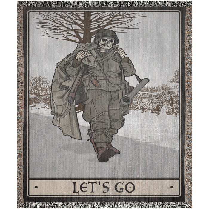 Let's Go Woven Blanket