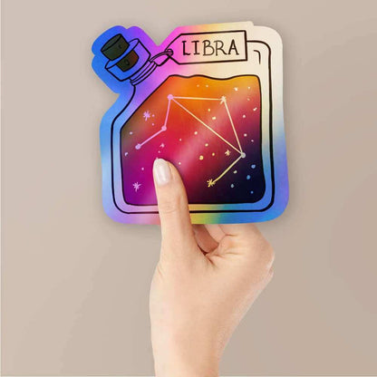 Libra Holographic Stickers - Holographic stickers | STICK IT UP