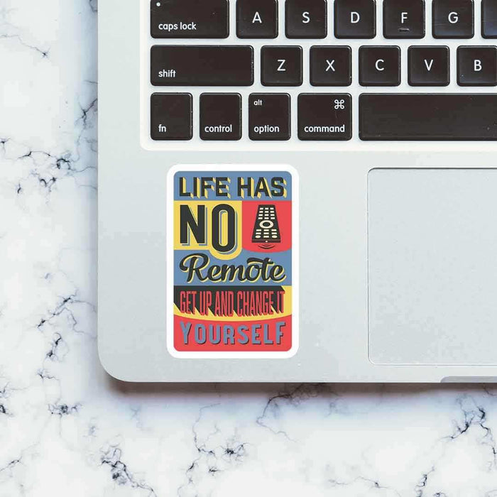 Life has no remote control Sticker - Stickers | STICK IT UP