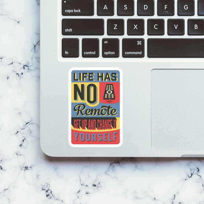 Life has no remote control Sticker - Stickers | STICK IT UP