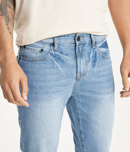 Light Wash Rigid Slim Boot Cut Jean