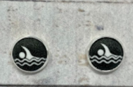 LN GIRLS SWIM & DIVE EARRINGS