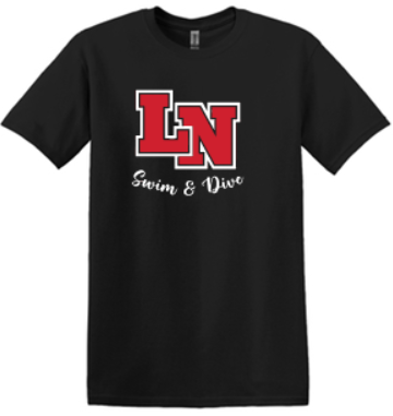 LN GIRLS SWIM & DIVE SOFTSTYLE T-SHIRT