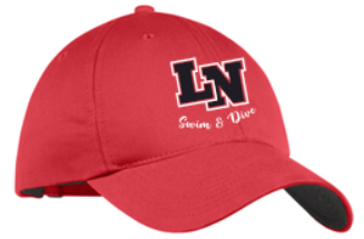LN GIRLS SWIM & DIVE NIKE UNSTRUCTURED TWILL CAP
