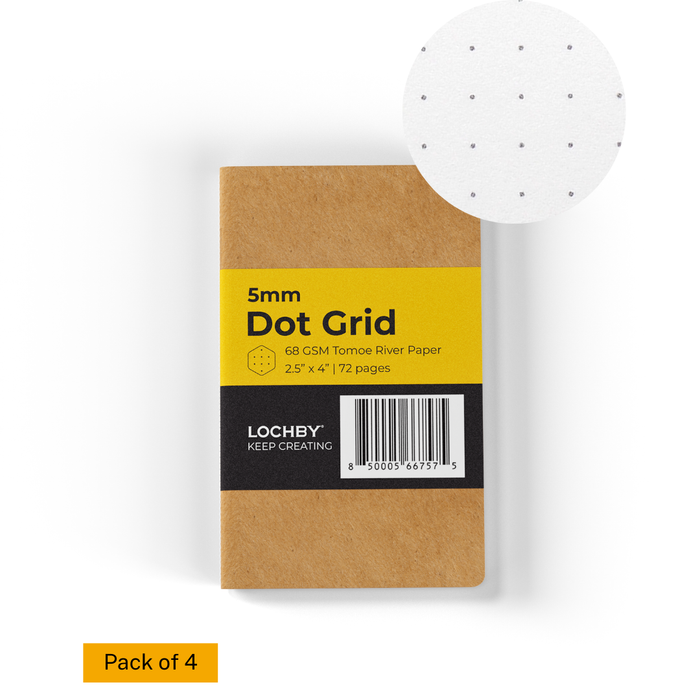 LOCHBY - Tomoe River Notebooks A7 (Pack of 4)