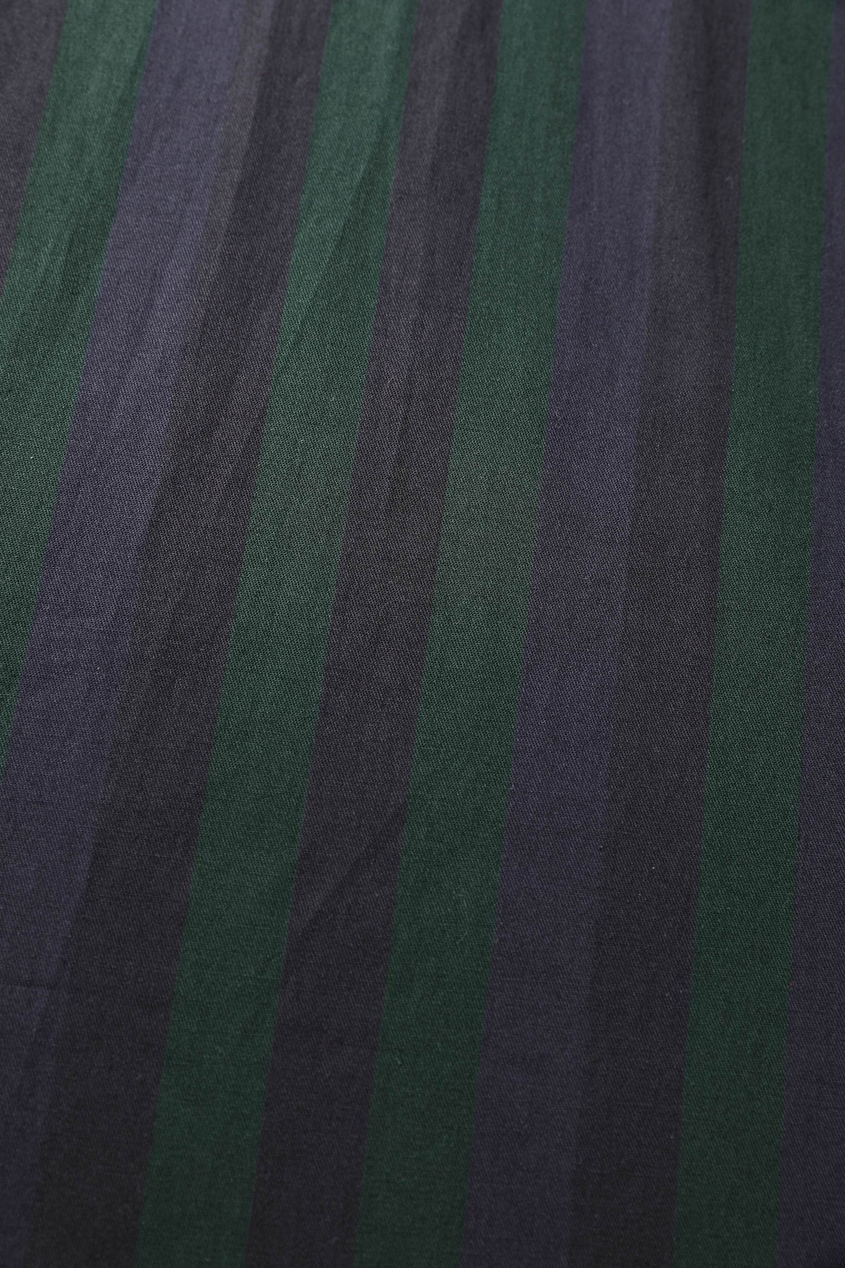 Mabel Rockabilly Striped Shirt Dress In Dark Green