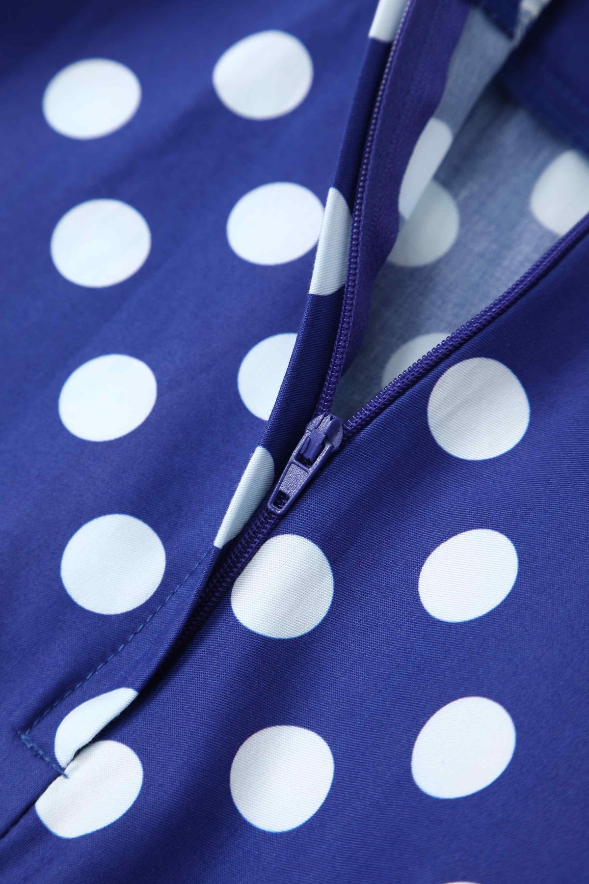 Maisie Navy Polka Dot Full Circle Midi Skirt