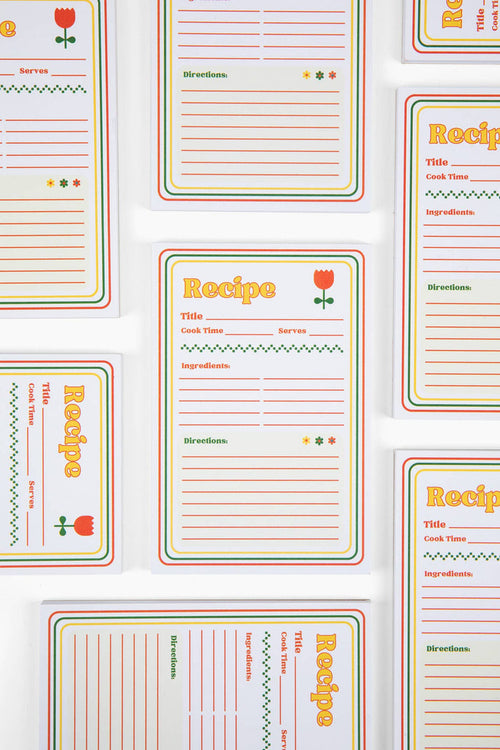Marigold Press - 70s Recipe Notepad