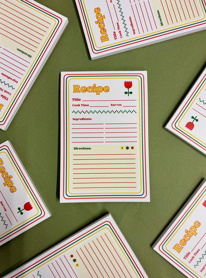 Marigold Press - 70s Recipe Notepad