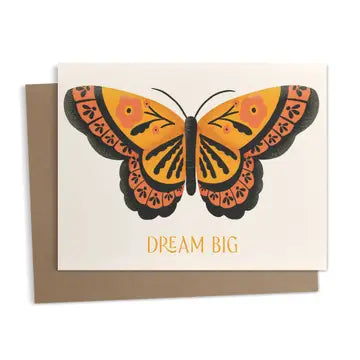 Mariposa Dream Big Greeting Card