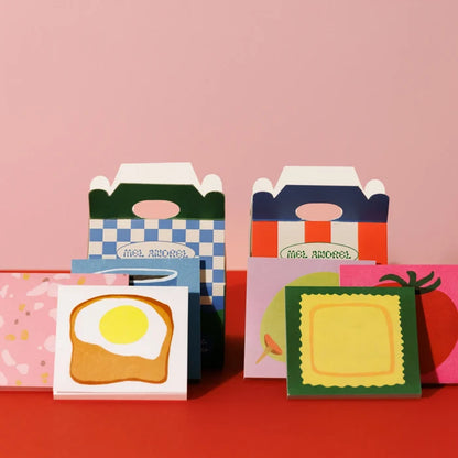 Mel Andrel - Sticky Note Sampler Set - Grocery Notes