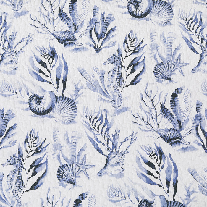 A Midnight Lagoon Shower Curtain.