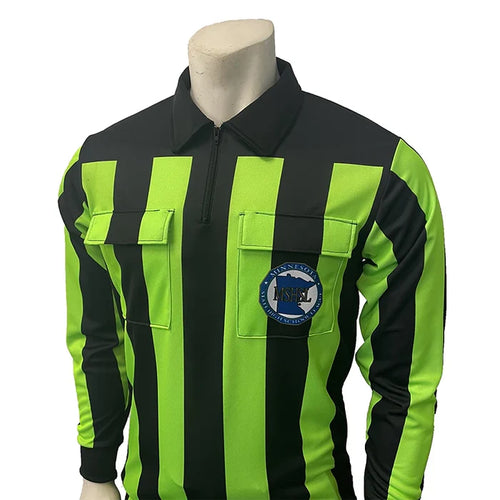 Minnesota (MSHSL) Yellow LS Soccer Referee Shirt